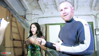 French arab babe Dolce Elektra anal threesome with double penetration