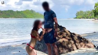 Sandy Beaches and Cute Babes Fucked In Public Nature