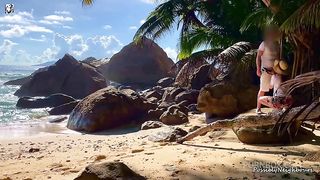 Sandy Beaches and Cute Babes Fucked In Public Nature