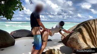 Sandy Beaches and Cute Babes Fucked In Public Nature