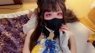 永劫无间 胡桃 COSPLAY 土御门胡桃の阴阳术异世界召唤，穿越播种，奶油泡芙当场灌满