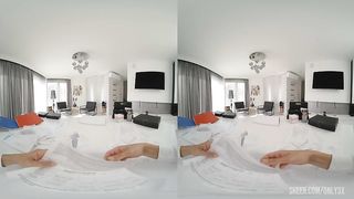 Only3x VR 5K - Shrima Malati is the boss's daughter and she acts on it well