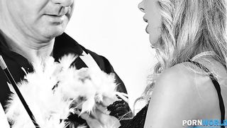 1920’s Flapper Shalina Devine Opens Her Home and Holes to Moving Men GP2369