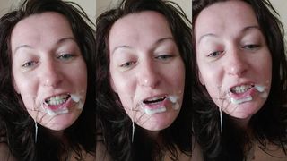 А ТЕПЕРЬ СПЕРМА В РОТ