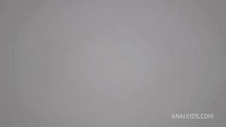 Hot big butt sucks and swallows cock in the ass