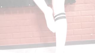 Mistress Daenerys and slave Lina ! Hard BDSM ( strap-on + cock ) Cold shower