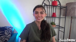 ANGEL WINDELL GIVES A COCK INSPECTION