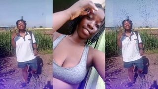 EBONY SLUT DOGGY, FACIAL AND SPIT PLAY