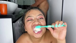 CUM BRUSHING AND PISS DRINKING