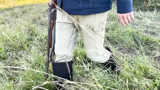 Kate Rich forcefully fucked in the field with anal creampie OTS489