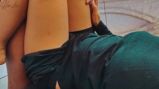 BEAUTIFUL STEPSISTER LETS HORNY STEPBROTHER FUCK HER PUSSY.