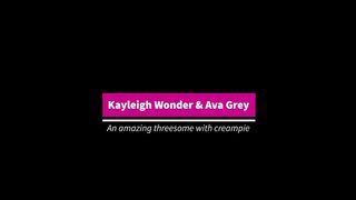 AVA GREY SEXY BGG THREESOME