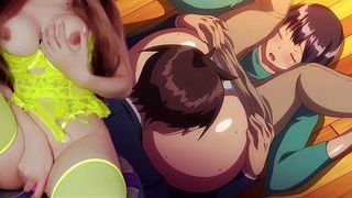 SE COJE A LA VECINA TETONA CUANDO EL MARIDO NO ESTA - REACCION PORNO HENTAI BOKU NI SEXFRIEND EP. 2