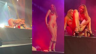 PORN SHOW - LIZ RAINBOW AND VENOM EVIL FIRST TIME TOGETHER ON STAGE