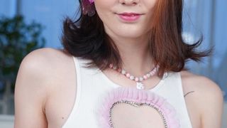 FIRST DVP! VERY BEAUTIFUL TEEN AKINA ASMUS GETS DOUBLE VAGINAL FOR THE FIRST TIME FROM FIVE HUGE COCKS EKS369