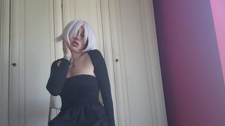 SENSUAL STRIP TEASE ENDS IN A WET WAY