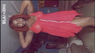 TEASING MY CLIENT IN MY RED NIGHTIE