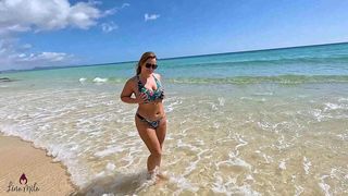 SPERMAFRESSE AM STRAND!!! PUBLIC SEX: ALLES VOLL MIT SAND UND WICHSE?!