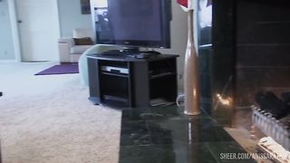 Anissa Kate enjoys a threesome and has her little asshole dilated by an American couple.