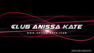 Anissa Kate enjoys a threesome and has her little asshole dilated by an American couple.