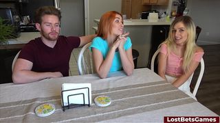 SKINNY GIRLS ARE PLAYING A STRIP RED LIGHT GREEN LIGHT GAME