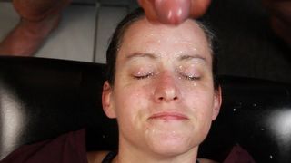 DIRTY DEES BLASTED WITH HOMEMADE AMATEUR HUGE LOAD IN EYES FACIAL CUMLOAD.