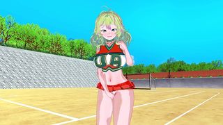 HAGAKURE BIG ASS CHEERLEADER HENTAI ANIMATION 3D GAME