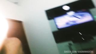 Beautiful teen brunette