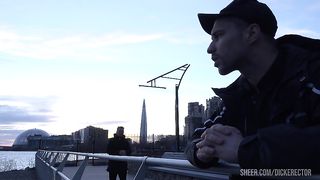 Horny brunette chick banged by two nasty peckers