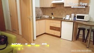 Montse Swinger getting a lovely creampie by Mugur