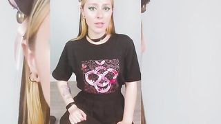 Pretty cat girl asks you to join her and watch anime together