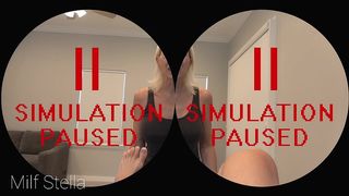 STEPMOM CAUGHT ME SMELLING HER LINGERIE & FUCKED ME IN THE MATRIX - MILF STELLA