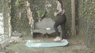 I looked for a Yoga teacher and found a wonderful black man with a huge dick.