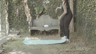 I looked for a Yoga teacher and found a wonderful black man with a huge dick.