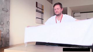 Hot & Horny Aleska Diamond's Buttholed Fucked By Her Hung Masseur