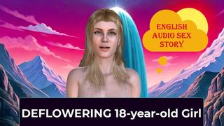 DEFLOWERING 18-YEAR-OLD GIRL - ENGLISH AUDIO SEX STORY