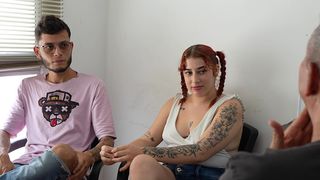 THE INTERVIEW WITH AXEL AND JULIETA ENDS IN A DELICIOUS FUCK