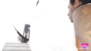 Anal orgasm with squirt in the hammock - 0% pussy