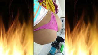 BEAUTIFUL ASS WITH PINK PANTIES