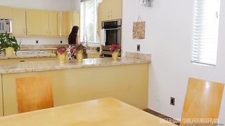 Tutor Dana DeArmond schools young Reena Sky in the ways of Lesbian love