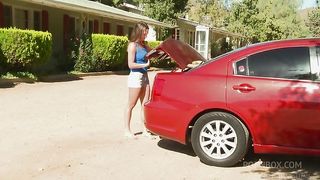 Lily Love and Marina Visconti are two natural looking babes driving each other into a sexual frenzy