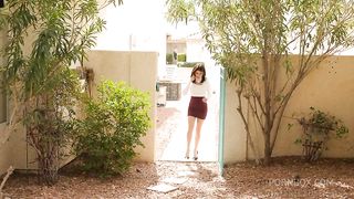 Blake Blossom and Eva Alvarez experiencing their first Lesbian encounter