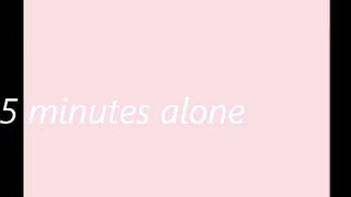 my stepaunt Chantal alone in her house