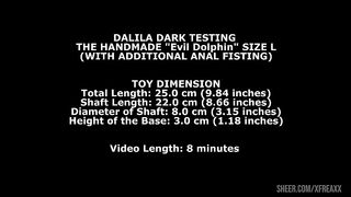 Dalila Dark Testing The Handmade Dolphin Size L (With First Time Anal Fisting) TWT284