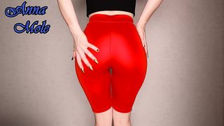 YOGA TIGHTS PAWG IN SPANDEX LEGGINGS LOUDLY SPANKS HER JUICY