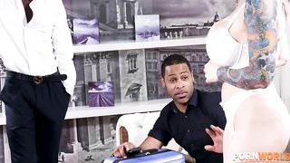 Fat-Assed, Big Tittied Chloe Filled Up with BBC in Wild DP GP2493