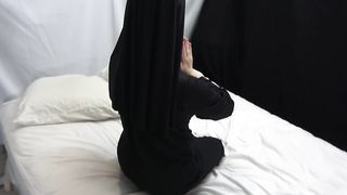 Horny nun gets it in the ass