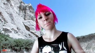 First video and first DP for this young punkie slut
