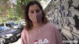 PUTALOCURA - LA TETONA ESPANOLA ANA MILKA ES PILLADA EN LA CALLE Y TERMINA EN POLVAZO CON TORBE