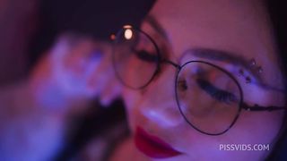 Lewd paramour piss his wench's and ass fuck her, and she gets cumshot.